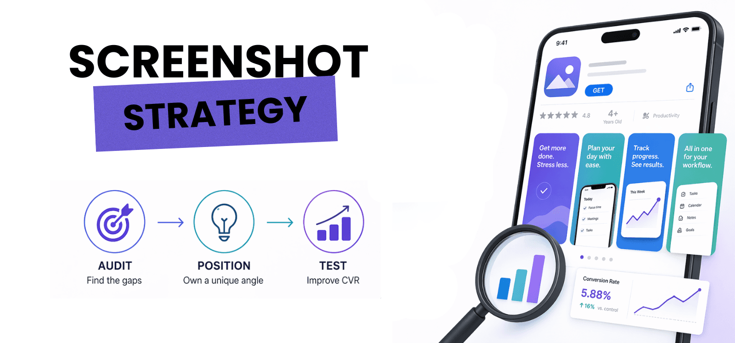 App Store Screenshot Strategy: What Your Competitors' Screenshots Actually Tell You